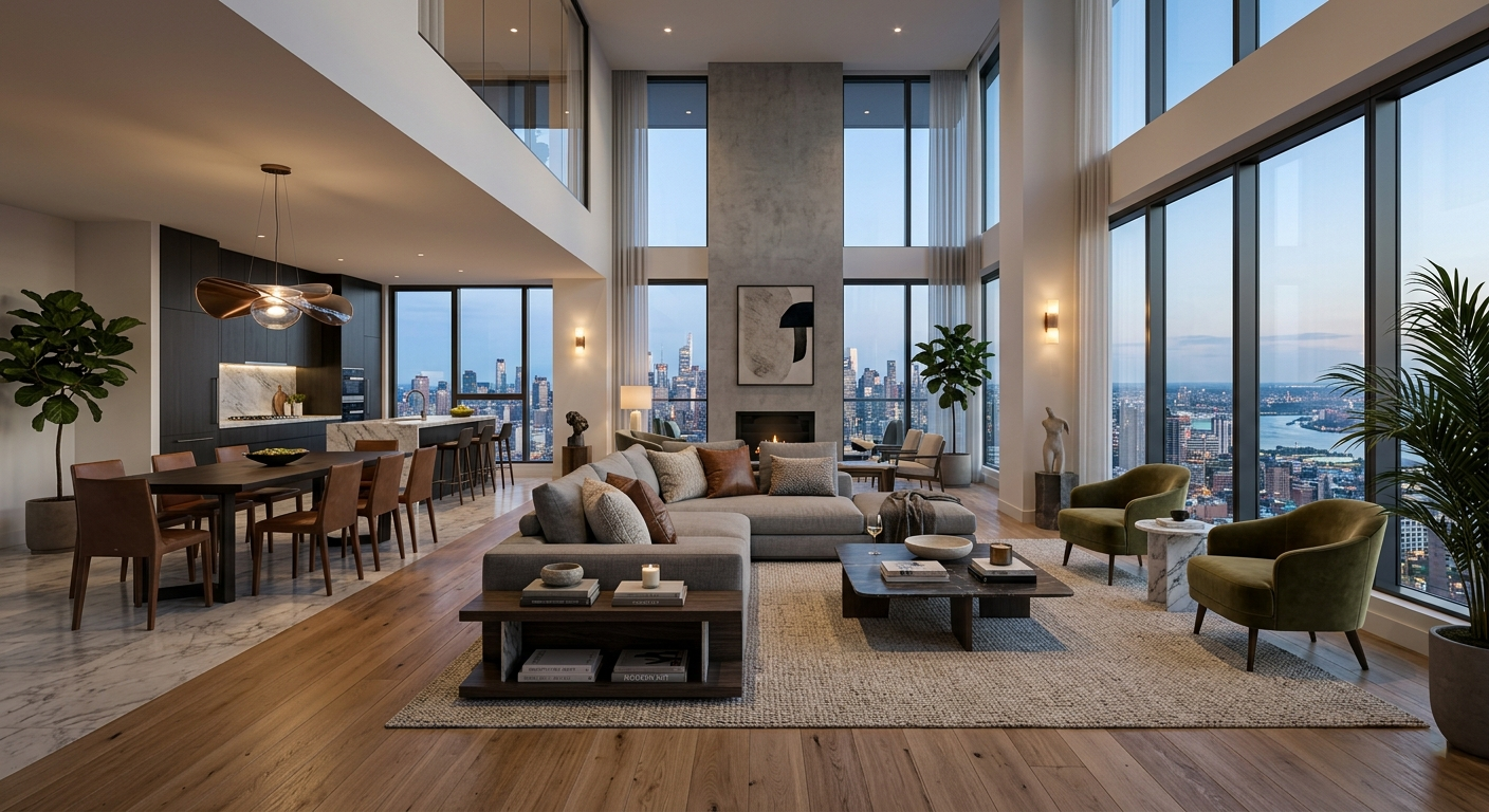 DLF Arbour Senior Living - elegantly designed living room interior